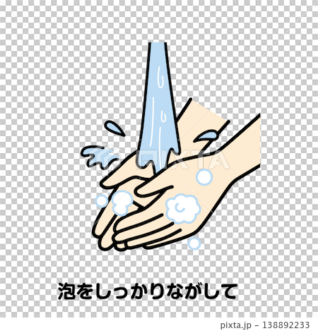 Rinse off the foam thoroughly. 138892233