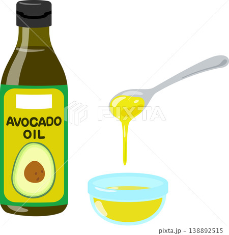 瓶入りのアボカドオイル 138892515