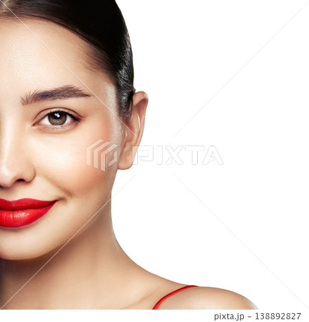 Portrait beautiful young woman with clean fresh skin 138892827