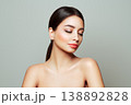 Portrait beautiful young woman with clean fresh skin 138892828