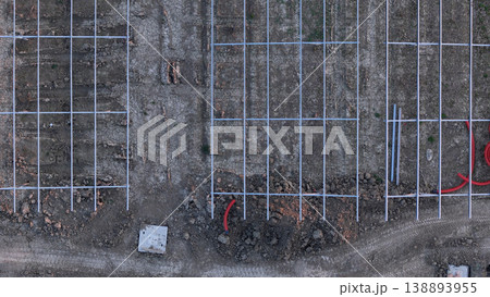 Building framework for agrovoltaic solar panel farm Building framework for agrovoltaic solar panel farm 138893955