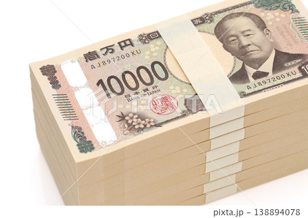 百万円の札束 138894078
