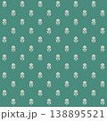 Tiny Ditsy Botanical Jade Design 138895521