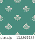Spaced Floral Medallion Jade Ornament 138895522