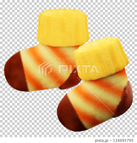 sock 3d render icon sock 3d render icon 138895795