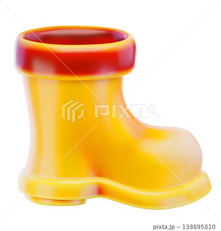 rain boots 3d render icon 138895810