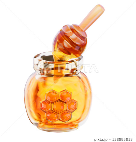 honey 3d render icon 138895815