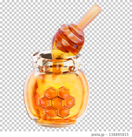 honey 3d render icon 138895815