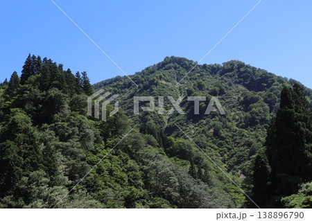 清津峡(新潟県十日町市)周辺の山々 清津峡(新潟県十日町市)周辺の山々 138896790