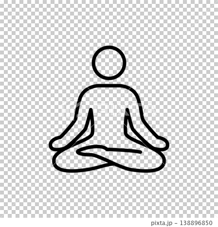 Meditation Yoga Zen Line Icon Meditation Yoga Zen Line Icon 138896850