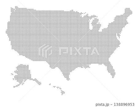 Worldwide map with dots in flat style. Dotted world map vector illustration on isolated background. Continent cartography sign business concept. Worldwide map with dots in flat style. Dotted world map vector illustration on isolated background. Continent cartography sign business concept. 138896953