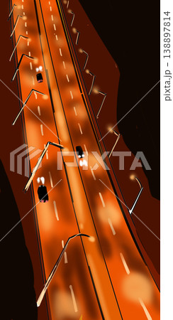 夜の高速道路 夜の高速道路 138897814