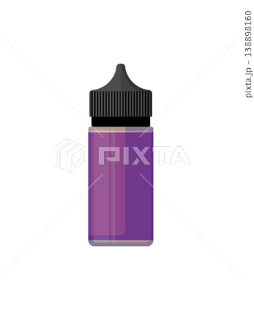 Purple Liquid Bottle Purple Liquid Bottle 138898160