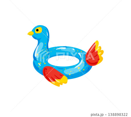 Parrot Shaped Lifebuoy Illustration 138898322