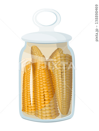 Jar with Pickled Corn Jar with Pickled Corn 138898469
