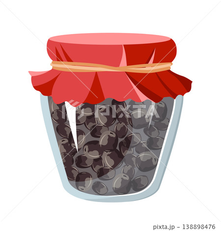 Jar with Canned Olives Jar with Canned Olives 138898476