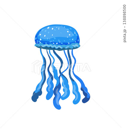 Blue Dotted Jellyfish 138898500