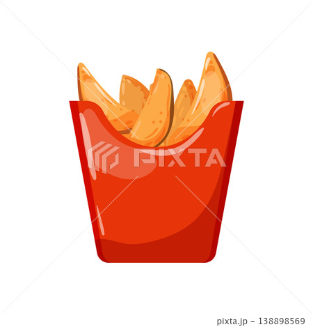 Potato Wedges in Carton 138898569