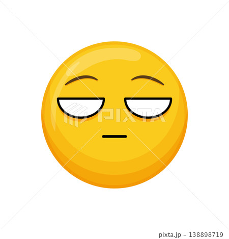 Unimpressed Expression Emoticon Unimpressed Expression Emoticon 138898719