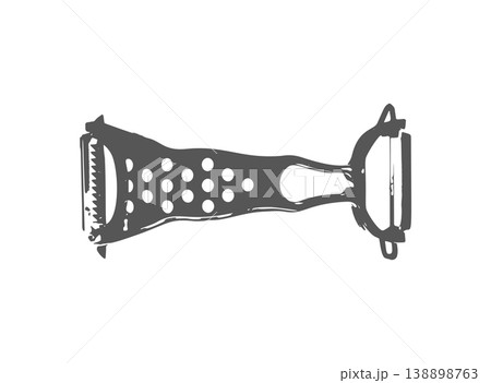 Vegetable Peeler with Serrated Blade Vegetable Peeler with Serrated Blade 138898763