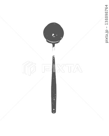 Metal Ladle with Long Handle 138898764