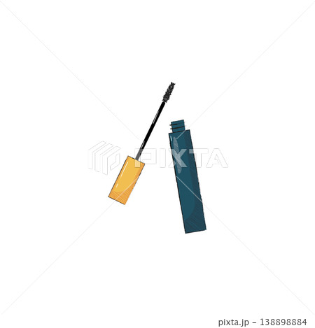 Mascara and Brush Mascara and Brush 138898884