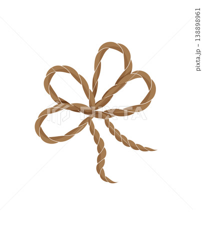 Artistically Tied Shoelace 138898961