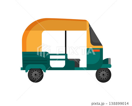 Three-Wheeled Auto Rickshaw Three-Wheeled Auto Rickshaw 138899014