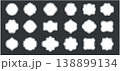 Set label and tags silhouette. 138899134