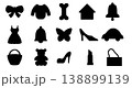 Set of fashion woman things icons. 138899139