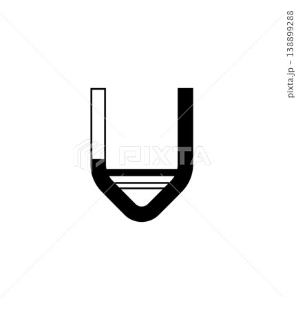 Modern Artistic Linear Letter U Icon Modern Artistic Linear Letter U Icon 138899288