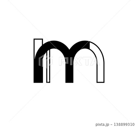 Linear Bold Lowercase Letter m Symbol Linear Bold Lowercase Letter m Symbol 138899310