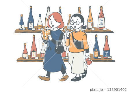 お酒を楽しむ女性たち お酒を楽しむ女性たち 138901402
