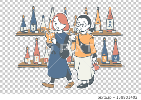 お酒を楽しむ女性たち お酒を楽しむ女性たち 138901402