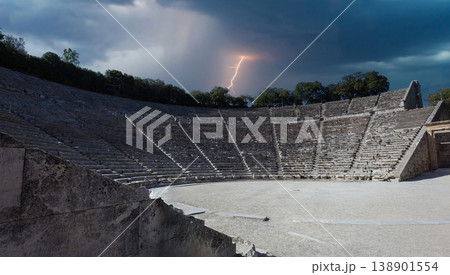 Theatre of Epidaurus, Peloponnese, Greece 138901554