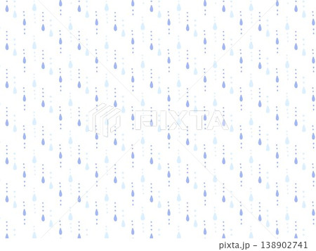 雨の背景_白 138902741