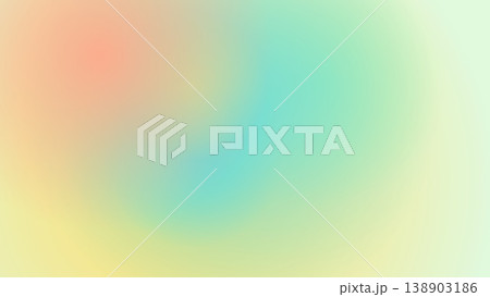 パステルマルチカラーグラデーション抽象背景素材 138903186