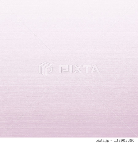 白っぽいピンク色に輝くヘアライン仕上げのテクスチャ素材の正方形の背景画像a 138903380