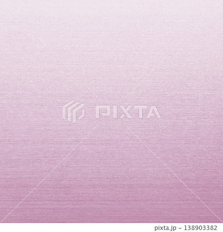 白っぽいピンク色に輝くヘアライン仕上げのテクスチャ素材の正方形の背景画像c 138903382