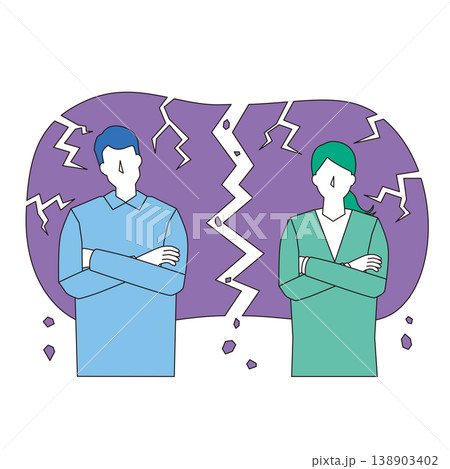 夫婦間の亀裂 138903402