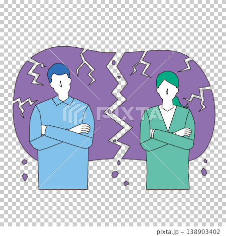 夫婦間の亀裂 138903402