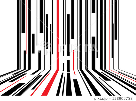 Line moves down. Futuristic information flow. Data transfer. Digital technology concept. vector illustration Line moves down. Futuristic information flow. Data transfer. Digital technology concept. vector illustration 138903758