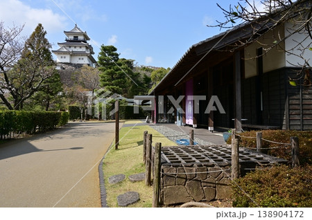 掛川市ニの丸美術館の外観と天守(静岡県) 掛川市ニの丸美術館の外観と天守(静岡県) 138904172