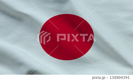 Celebrating japans independence day with the national flag of japan Celebrating japans independence day with the national flag of japan 138904391