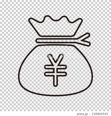 Illustration of money in a bag Illustration of money in a bag 138904545