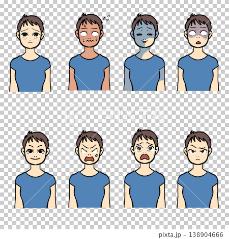 Various women with short hair Various women with short hair 138904666