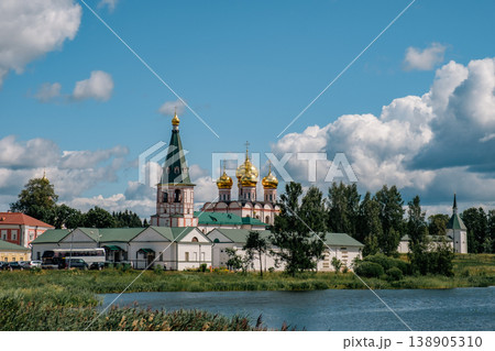 Iversky monastery in Valdai, Russia. 138905310