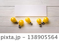 Yellow Light Bulbs with Blank Sheet , Idea, Innovation and Copy Space Concept 138905564