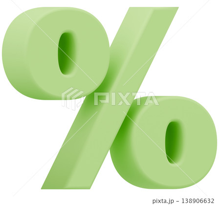 3D素材_%_黄緑 3D素材_%_黄緑 138906632