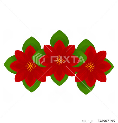 flower with red lily 138907195